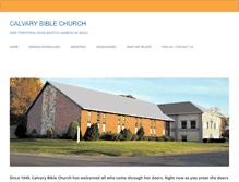 Tablet Screenshot of calvarybiblebh.org